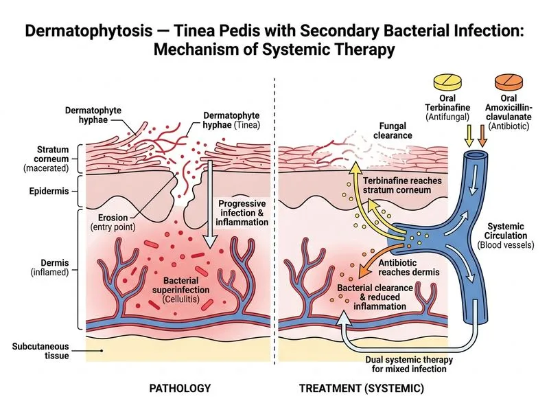 Dermatophytosis — Tinea diagram