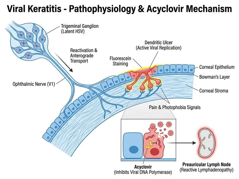 Viral Keratitis diagram
