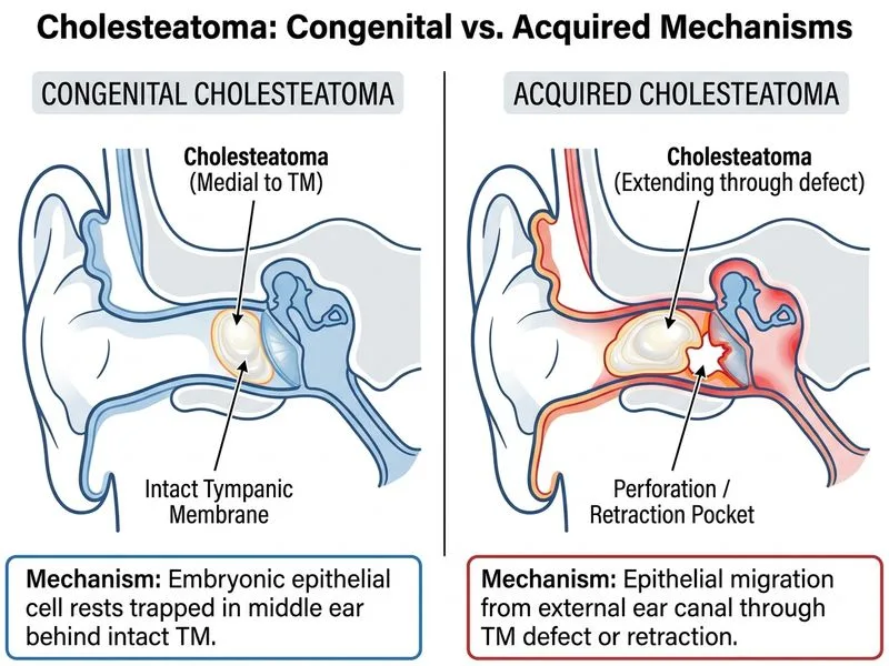 Cholesteatoma diagram