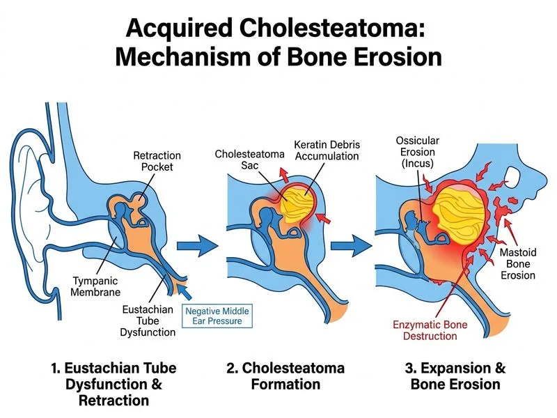 Cholesteatoma diagram