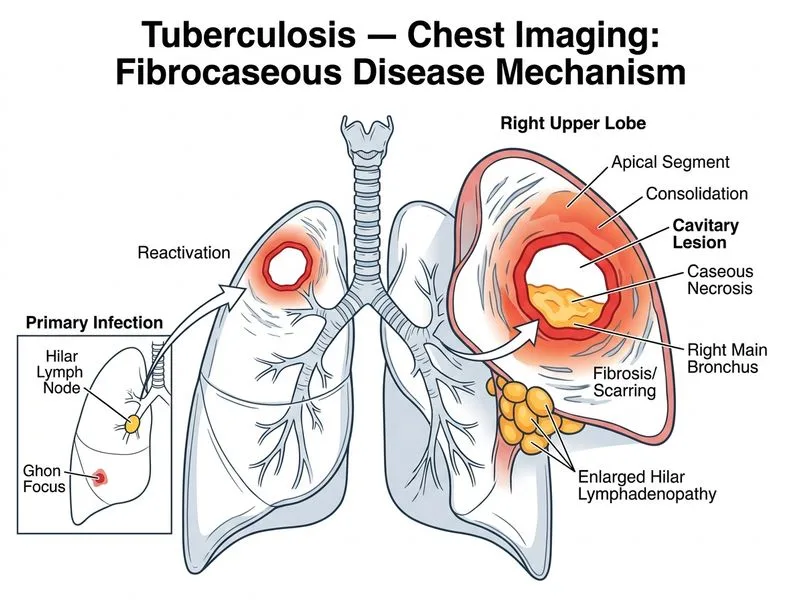Tuberculosis — Chest Imaging diagram