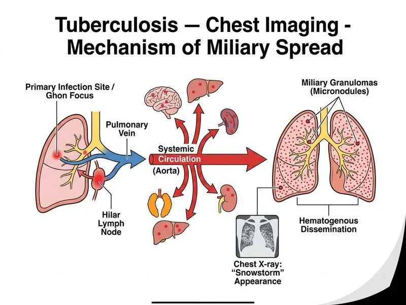 Tuberculosis — Chest Imaging diagram