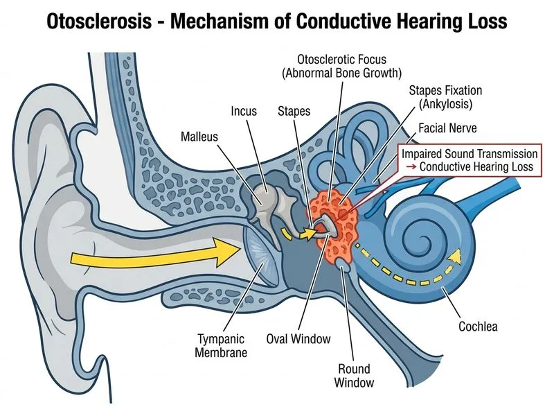 Otosclerosis diagram