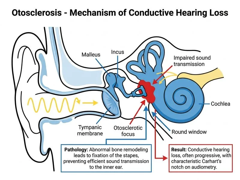 Otosclerosis diagram