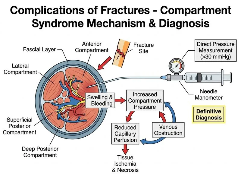 Complications of Fractures diagram