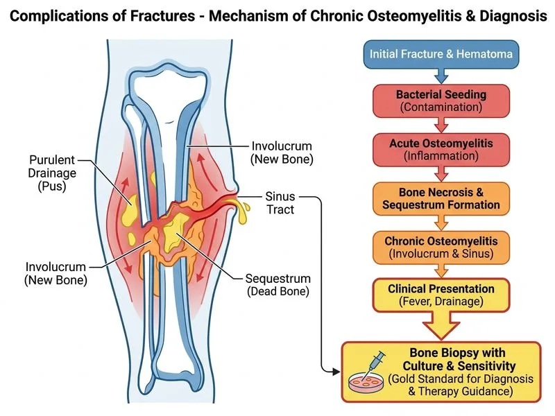 Complications of Fractures diagram