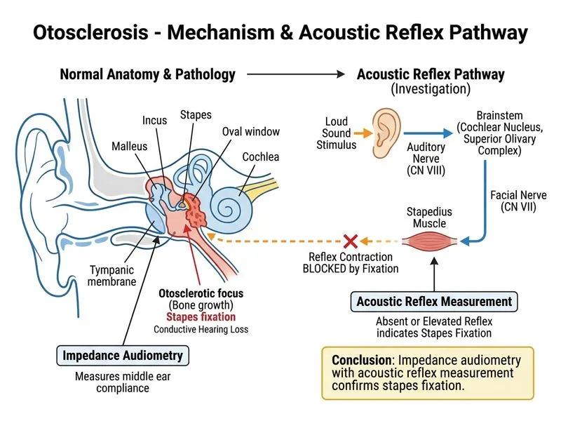 Otosclerosis diagram