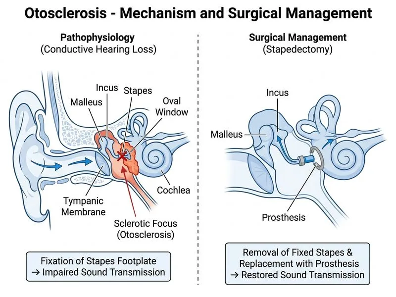 Otosclerosis diagram