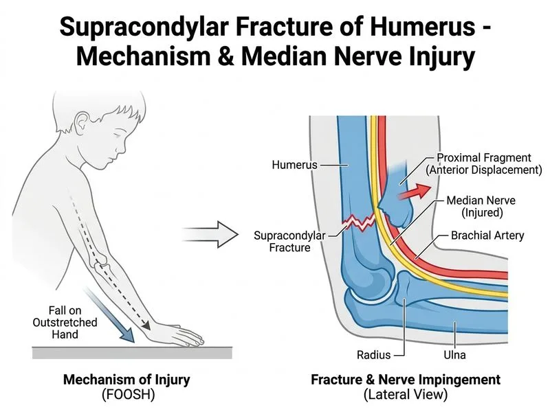 Supracondylar Fracture of Humerus diagram