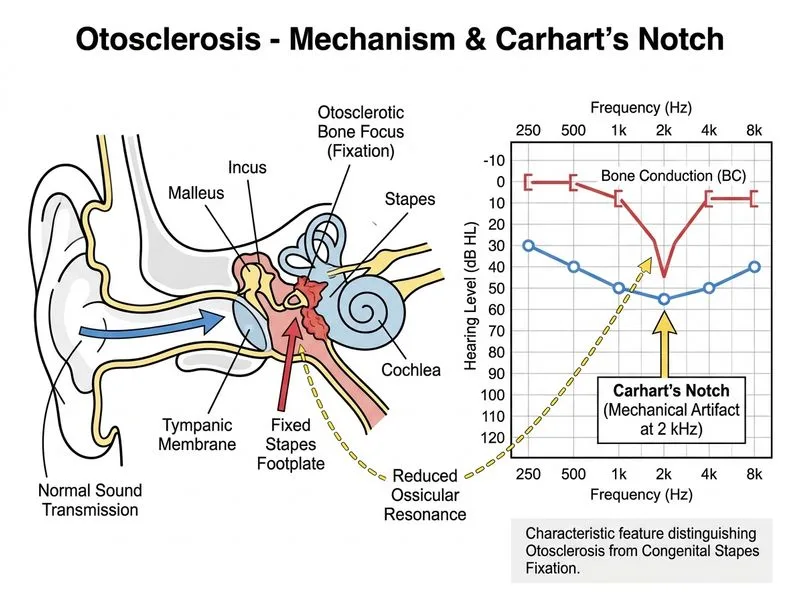 Otosclerosis diagram
