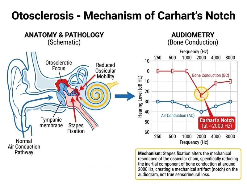 Otosclerosis diagram