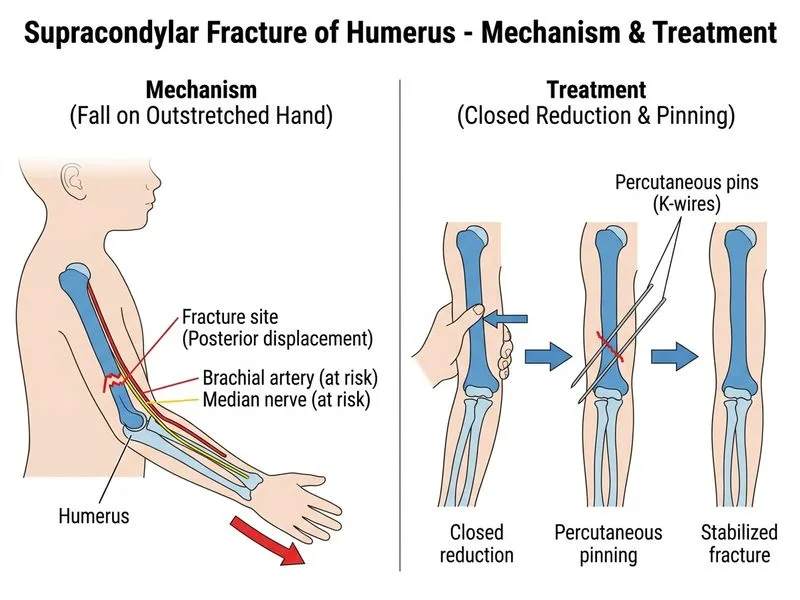 Supracondylar Fracture of Humerus diagram