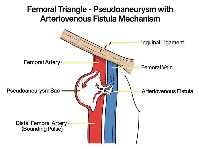 Femoral Triangle diagram
