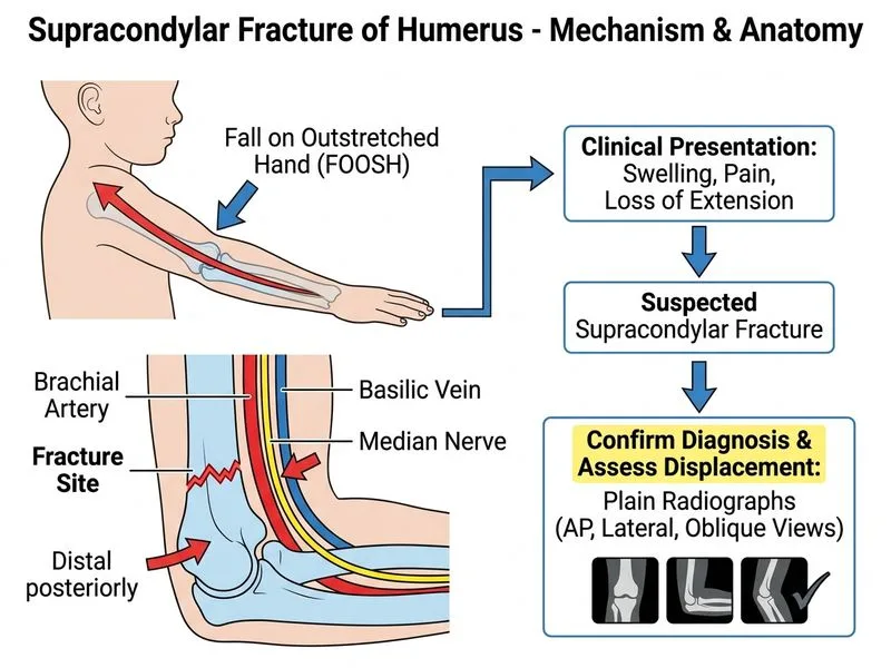 Supracondylar Fracture of Humerus diagram