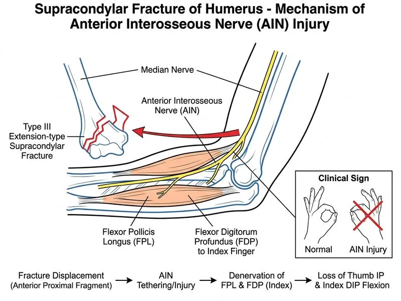 Supracondylar Fracture of Humerus diagram