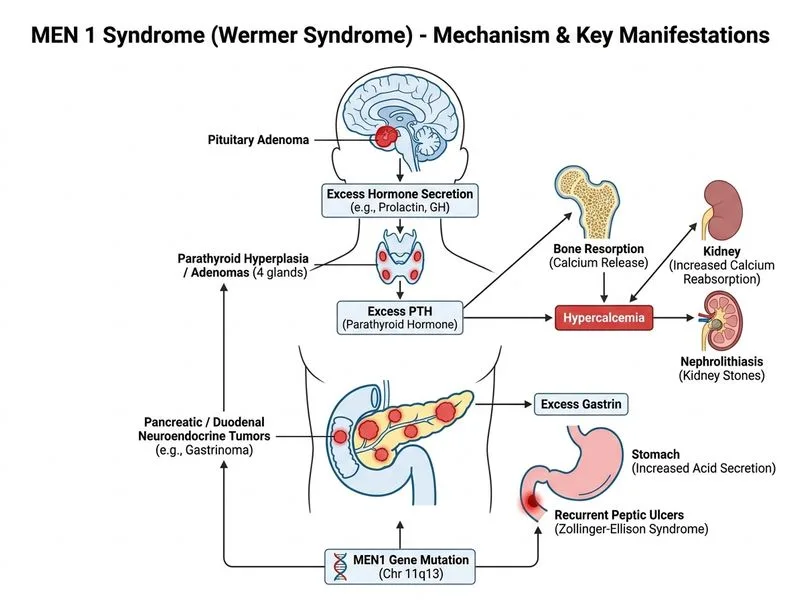 MEN Syndromes diagram