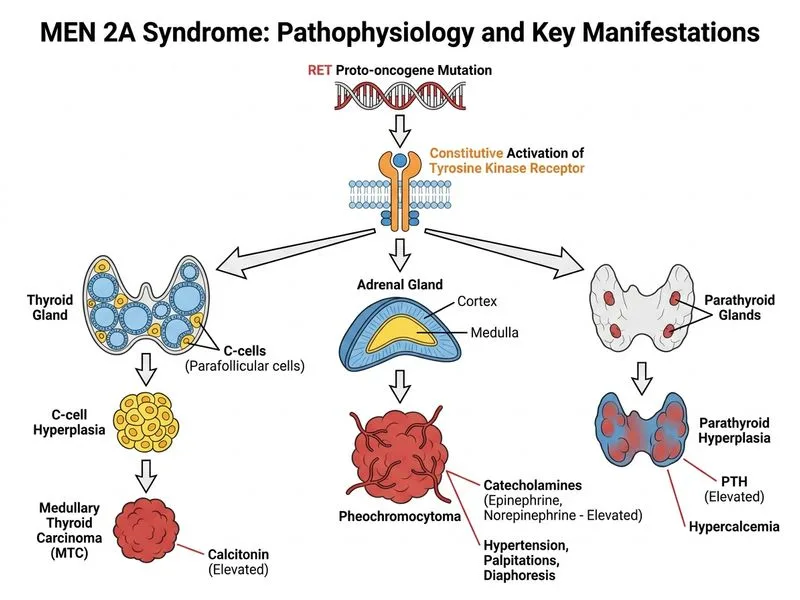 MEN Syndromes diagram