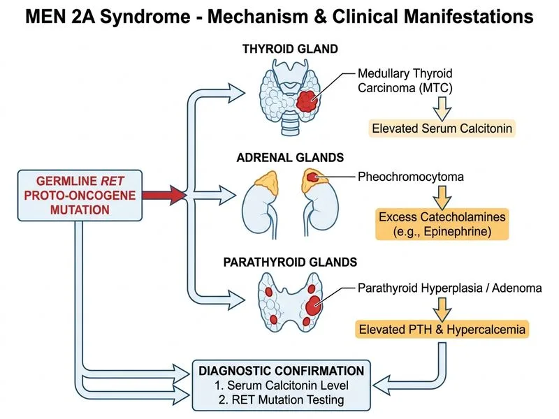 MEN Syndromes diagram
