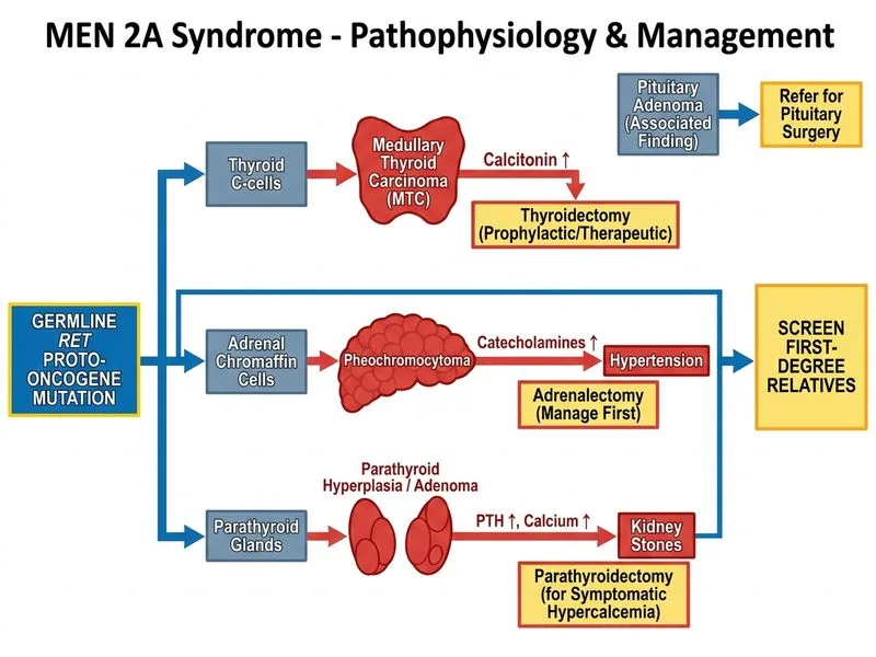 MEN Syndromes diagram
