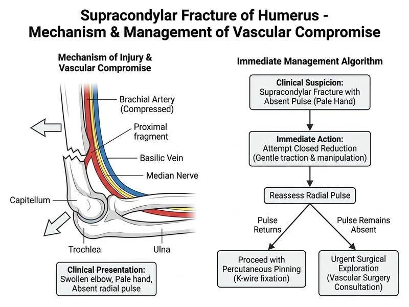 Supracondylar Fracture of Humerus diagram