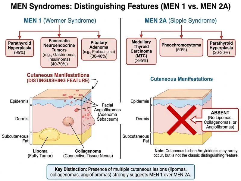 MEN Syndromes diagram