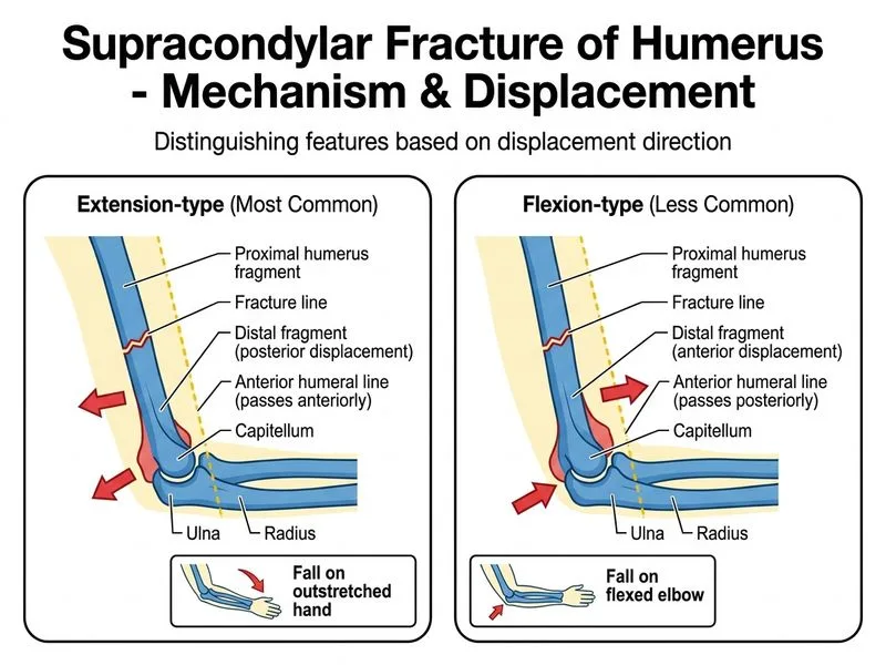 Supracondylar Fracture of Humerus diagram