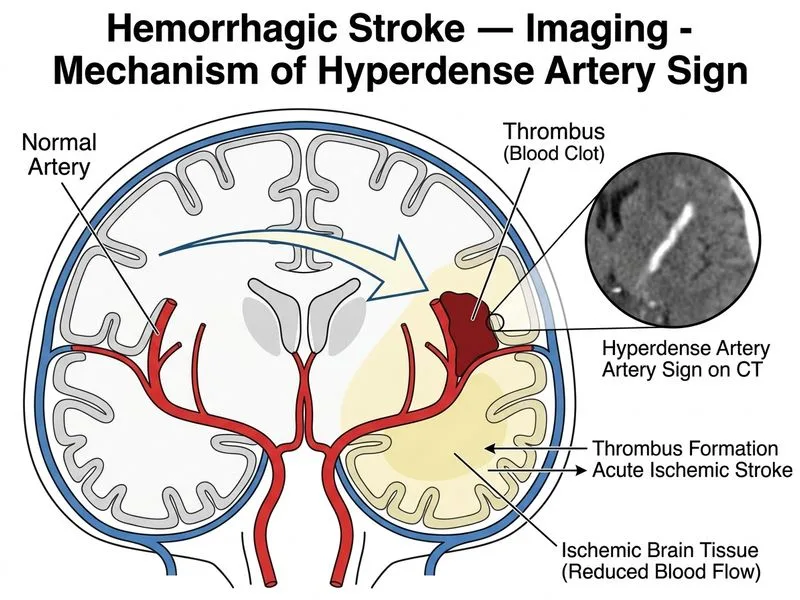 Hemorrhagic Stroke — Imaging diagram