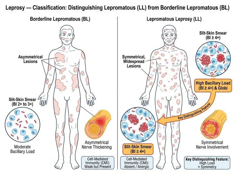 Leprosy — Classification diagram