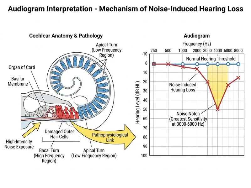 Audiogram Interpretation diagram