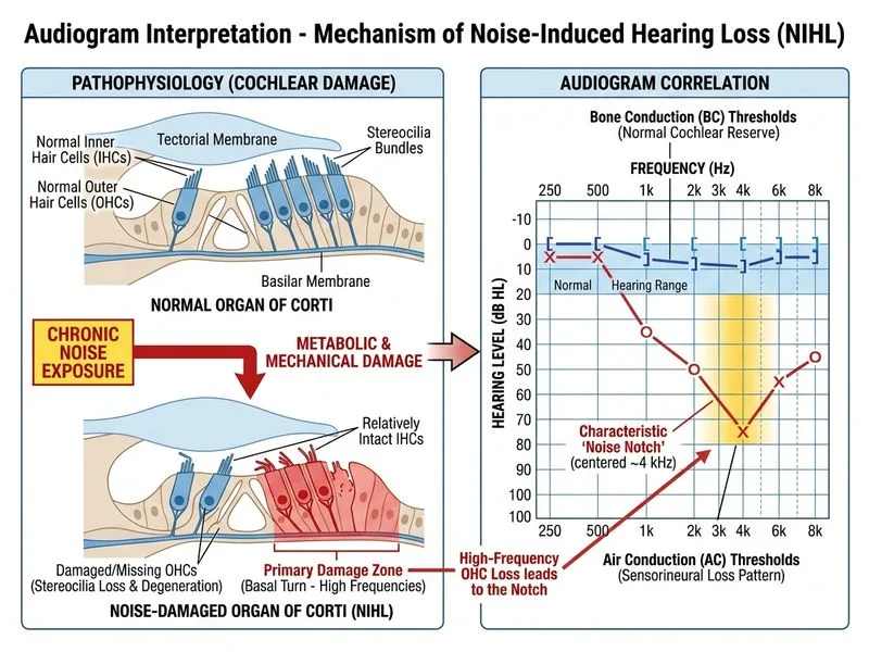Audiogram Interpretation diagram