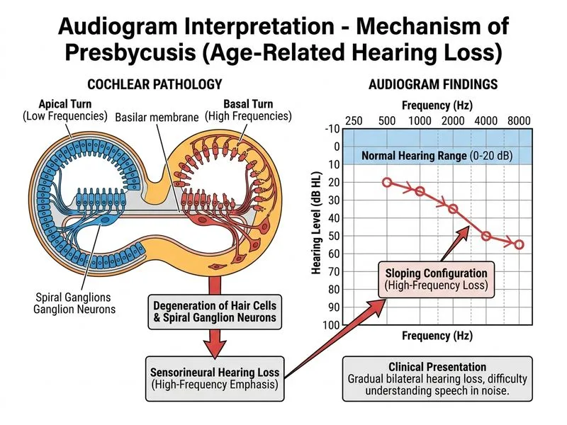 Audiogram Interpretation diagram