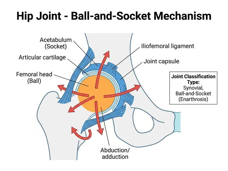 Hip Joint diagram