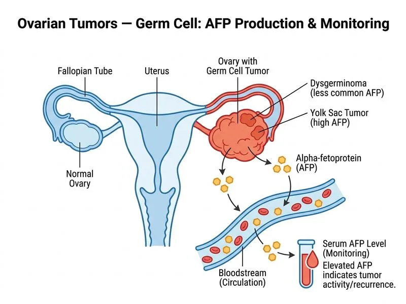 Ovarian Tumors — Germ Cell diagram