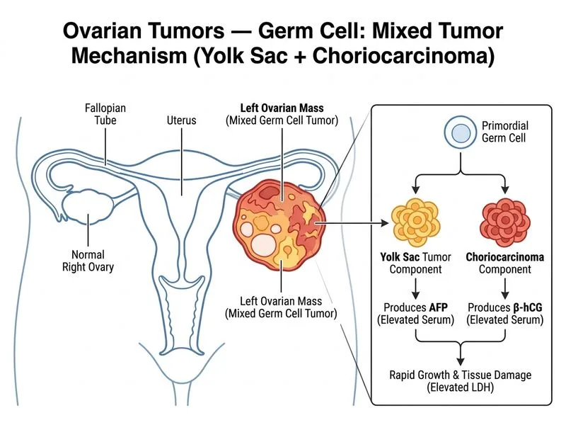 Ovarian Tumors — Germ Cell diagram