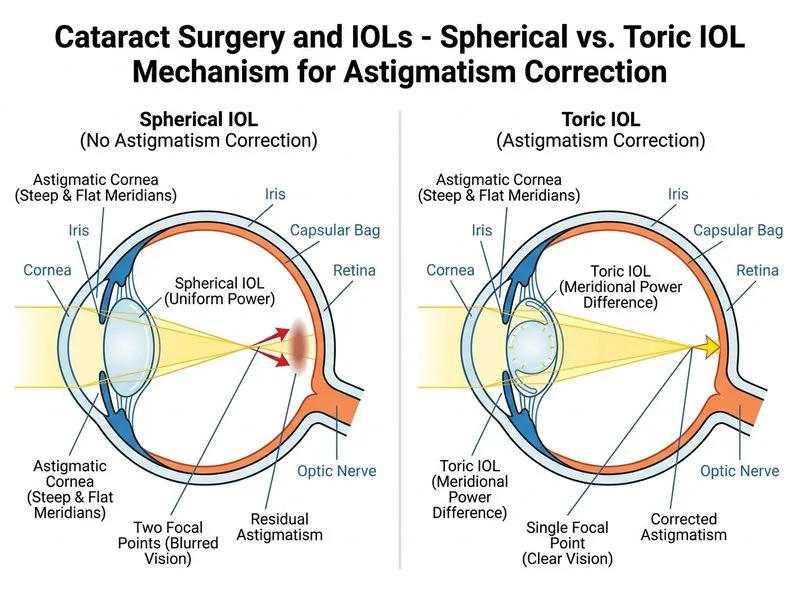 Cataract Surgery and IOLs diagram