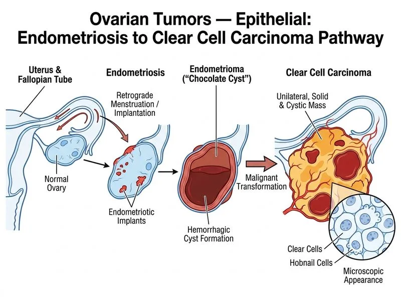 Ovarian Tumors — Epithelial diagram