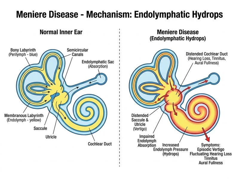 Meniere Disease diagram
