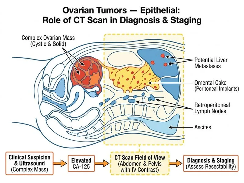 Ovarian Tumors — Epithelial diagram