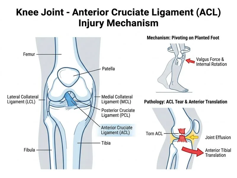 Knee Joint diagram