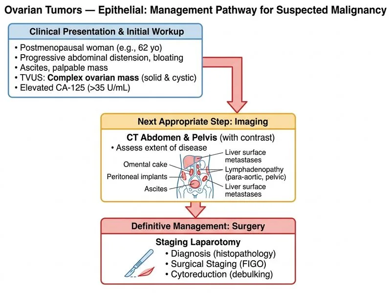 Ovarian Tumors — Epithelial diagram