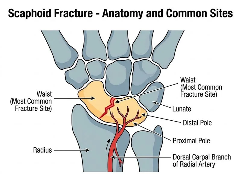 Scaphoid Fracture diagram
