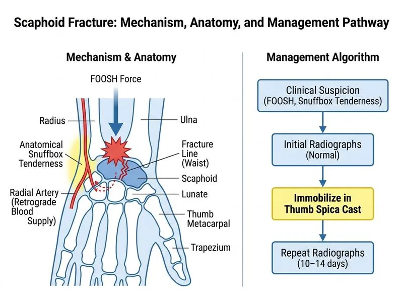 Scaphoid Fracture diagram