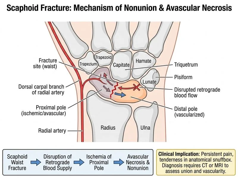 Scaphoid Fracture diagram