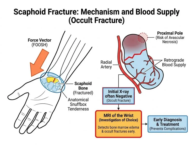 Scaphoid Fracture diagram