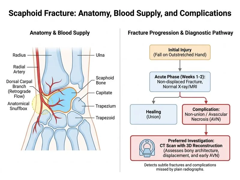 Scaphoid Fracture diagram