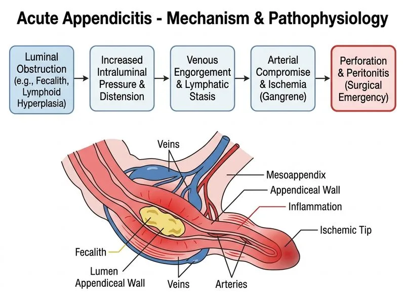 Acute Appendicitis diagram