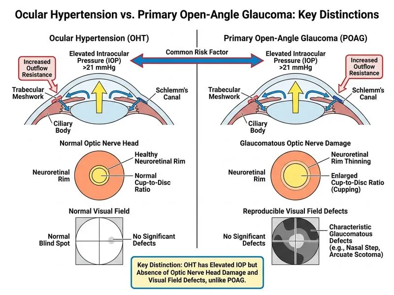 Primary Open-Angle Glaucoma diagram