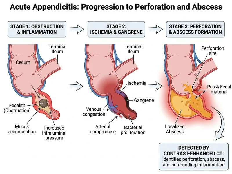 Acute Appendicitis diagram