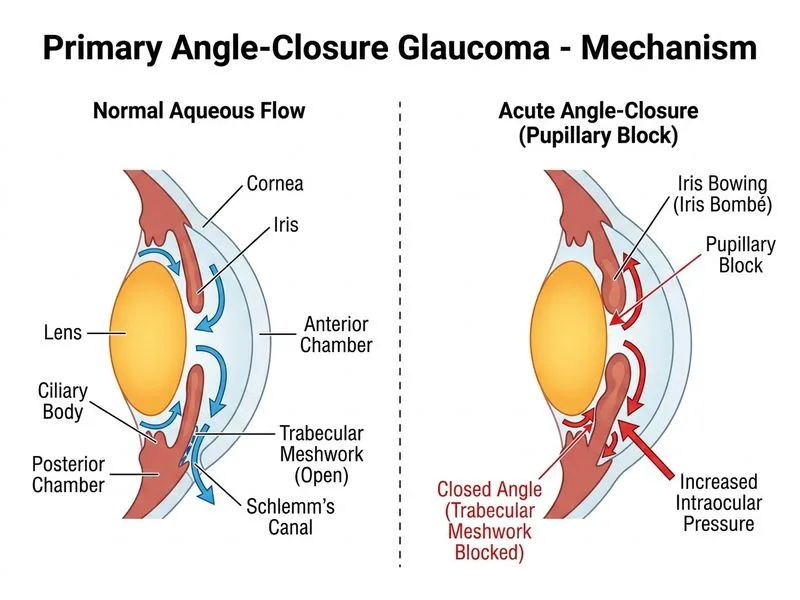 Primary Angle-Closure Glaucoma diagram