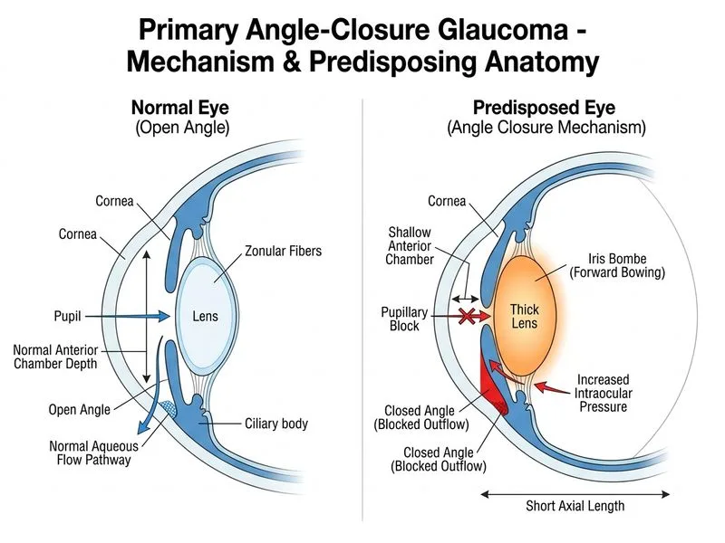 Primary Angle-Closure Glaucoma diagram